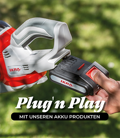 20 Volt Akku von Ikra für die ikra Heckenschere